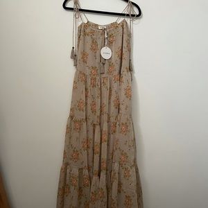 Fall Floral Maxi Dress